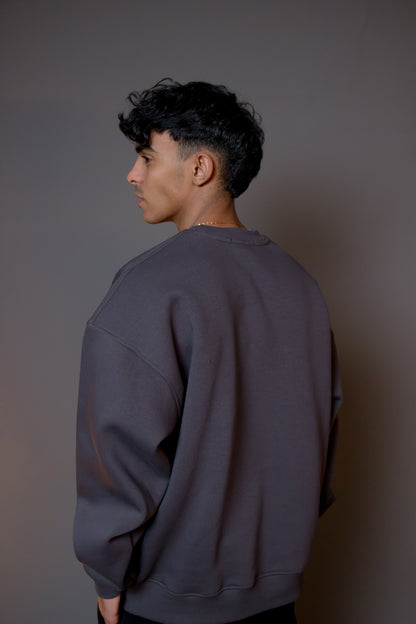 Grey crewneck
