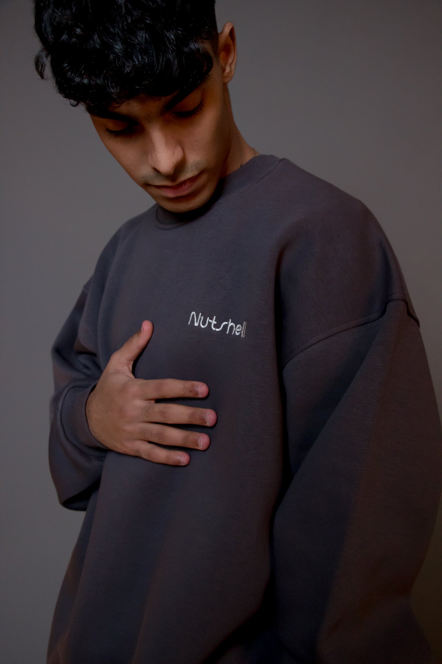 Grey crewneck