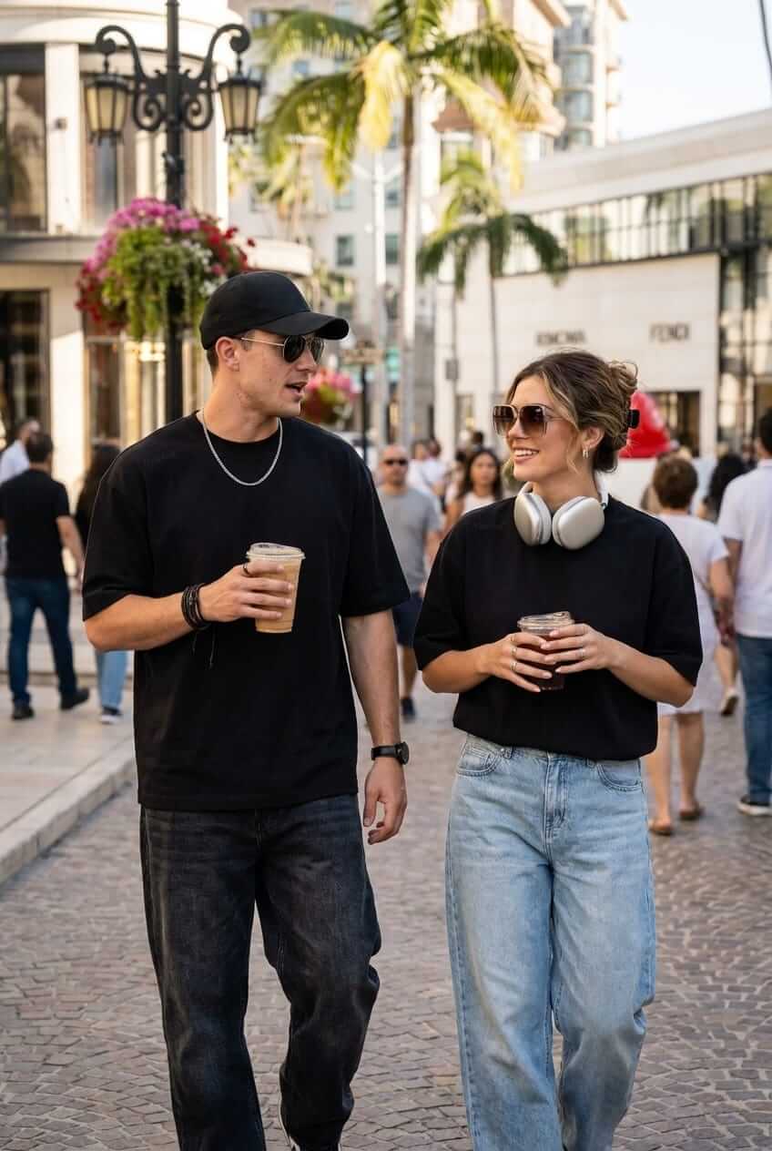 Nutshell Black oversized unisex t-shirt collection